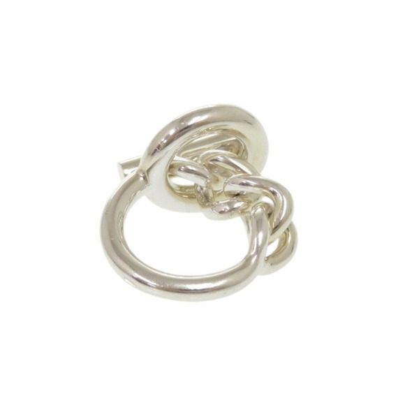 HERMES Croisette Silver 925 Ring 1172HERMES (US Size: 5.75) - Picture 7 of 9